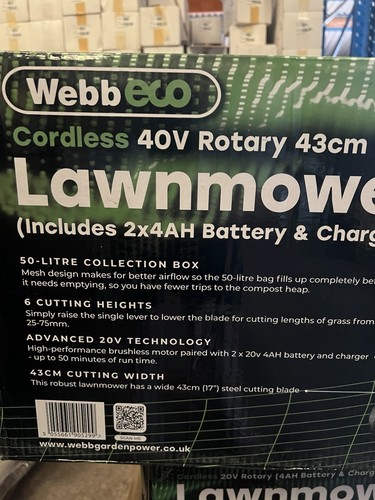 Webb cordless 20v - rotary, (4ah