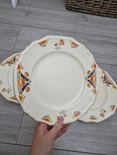 Alfred Meakin Balmoral "Marigold Princess Shape" Art Deco 1930s Plate Set 5