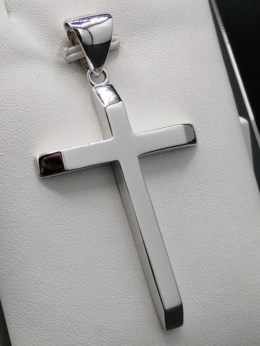 925 solid silver plain - silver,
