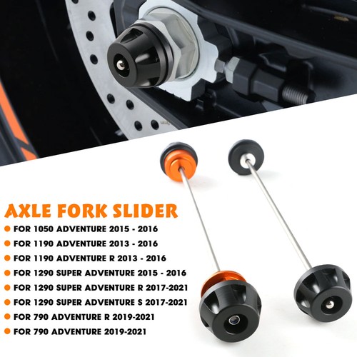 Front rear wheel axle slider - rear,