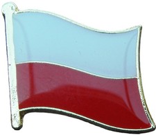 Poland Flag Pin Badge Brooch