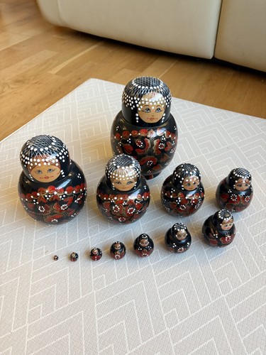 12pc russian matryoshka - russian,