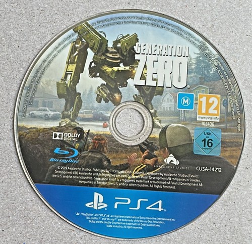Generation zero sony play - generation,