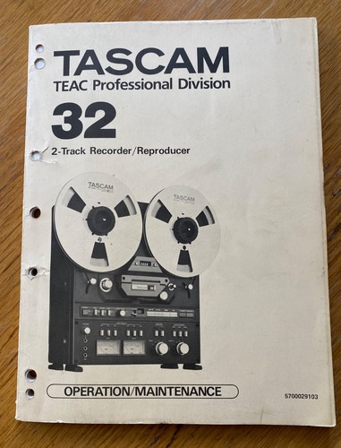 Tascam operation - 32, &