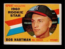 1960 Topps #129 BOB HARTMAN RS