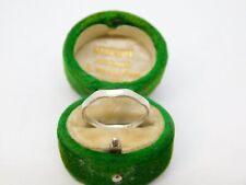 Sterling Silver Wave Form Band Ring Vintage c1970 Size N UK