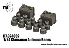 ITA3 1/24 Clansman Radio antenna bases and wing TUAMM Boxes