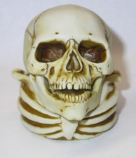FRmr Kevin Francis Face Pot Artist Neil Eyre Halloween bones bone skull box pot