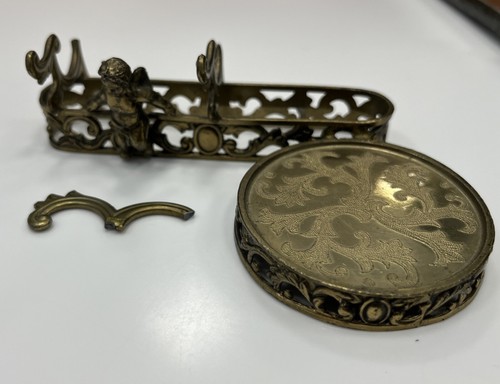 Vintage brass filigree - vintage,