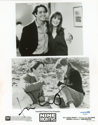 Hugh grant autograph - hugh,