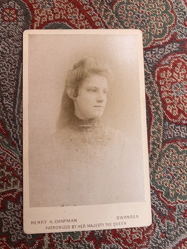 Cdv victorian lady lace - cdv,