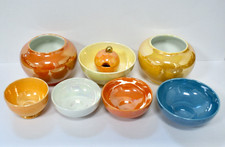 Collection Of 8 Antique & Vintage Lustre Pottery Bowls, Carlton Ware & Moorcroft