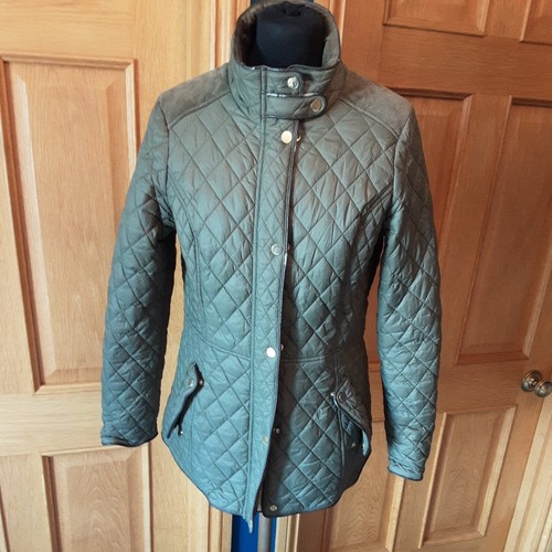 Joules olive green - green, quilted