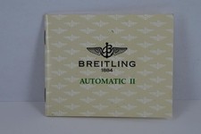 Breitling 1884 Automatic II Instruction Booklet 64
