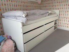 Ikea släkt white - bed, frame