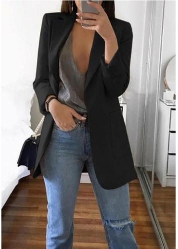 Womens long sleeve solid - sleeve,