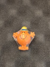 Vintage Roger Hargreaves Mr Men - Mr Cheerful Pencil Topper Toy Figure 1990s