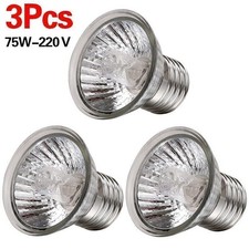 3Pcs Reptile Light Bulb Uv Heat Lamp Uvb+Uva Tortoise Turtle Calcium  Deco UK