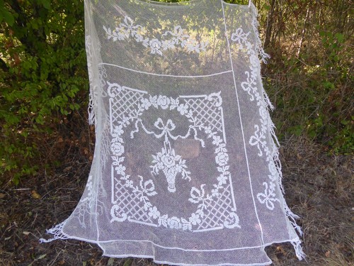 Vintage hand worked cotton - vintage,
