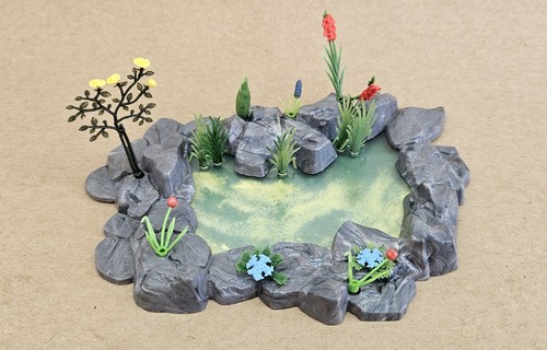 Britains floral garden pond - floral,