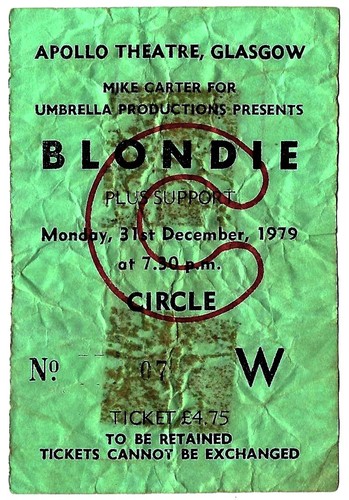 Blondie 79 glasgow - blondie,