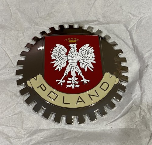 Poland falcon flag car grille - falcon,