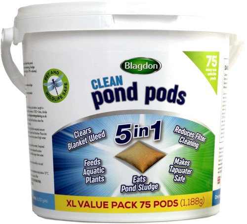 Blagdon clean pond - pond, pods