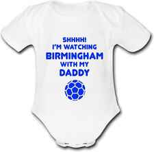 BIRMINGHAM @CITY DADDY Babygrow Baby Vest Grow FOOTBALL GIFT FROM FOR A