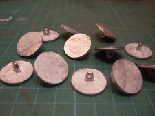 Pewter buttons 20mm flat with