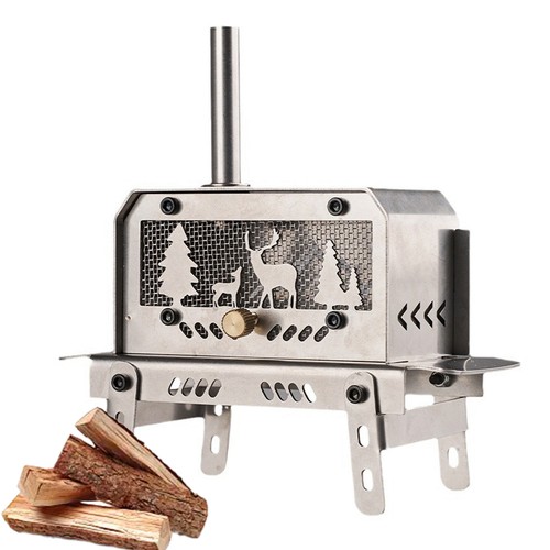 Camping wood stove portable - camping,
