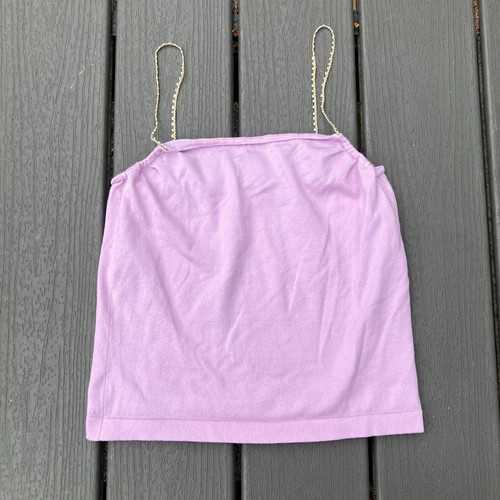 Lavender cropped camisole with