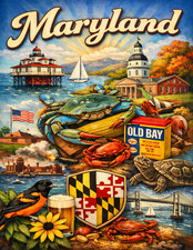 Maryland Blue Crab Old Bay