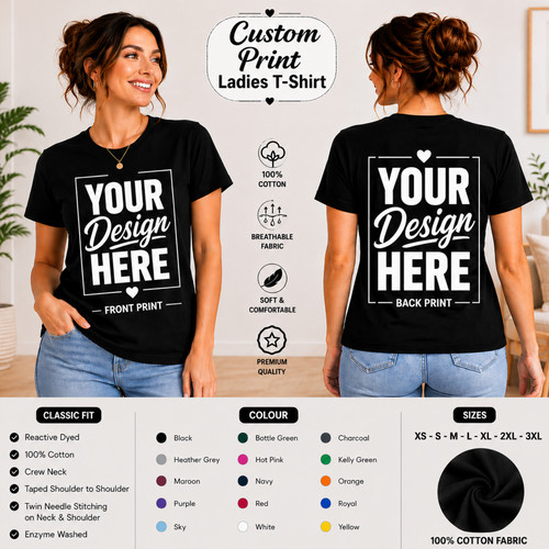 Personalised ladies shirt - t,