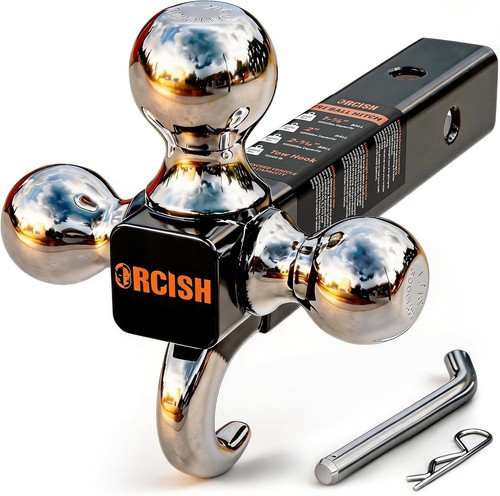 Orcish trailer hitch tri - trailer, tri-ball