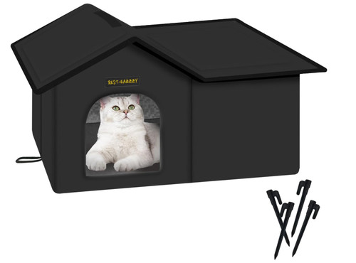 Outdoor cat house - house, –