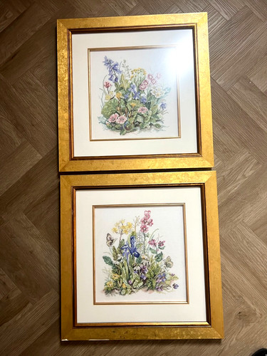 Vintage framed floral - framed,