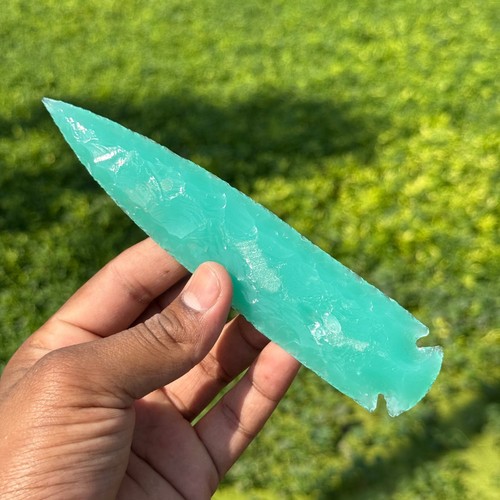 Milky green aqua - green, obsidian