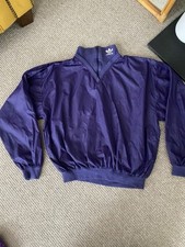 Vintage retro 80s Adidas shell suit pull over Top/Jumper see pics & desc size 14