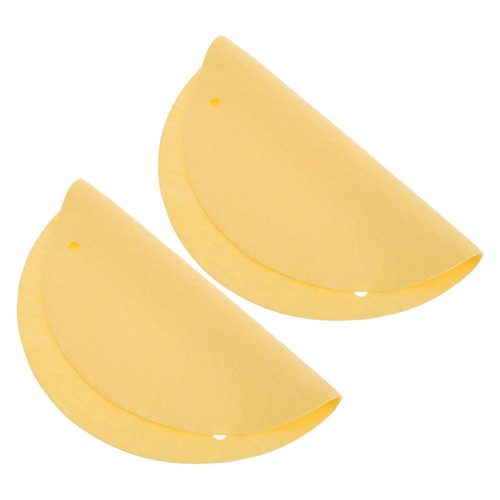 2pcs clay pad dual hole - 2pcs, round