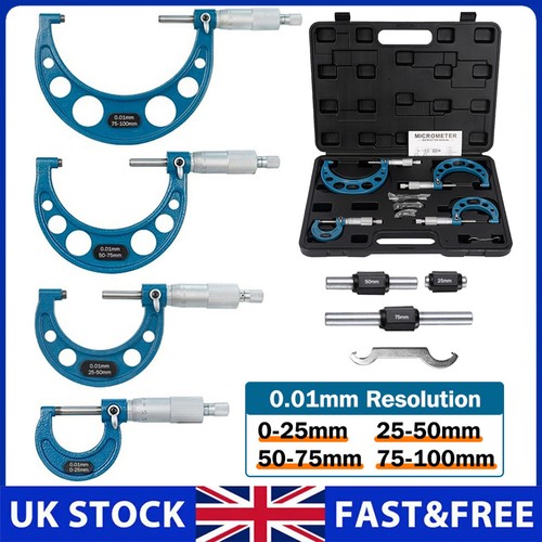 Outside micrometer 100mm - 0-100mm, 4"