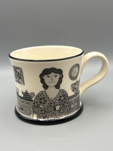 Moorland pottery ceramic mug - moorland,