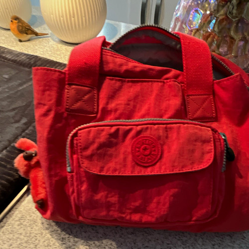 Kipling red nylon soft - nylon,