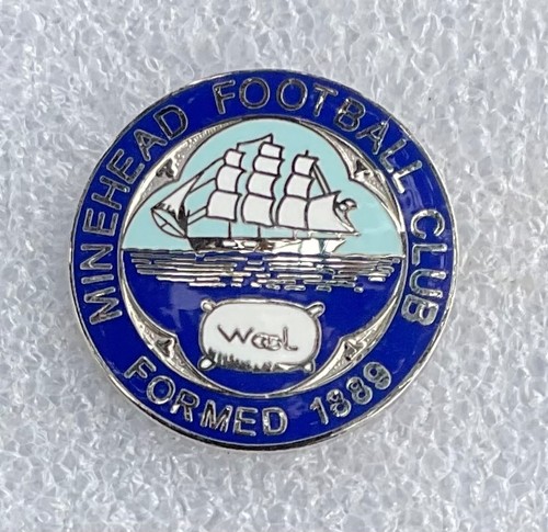 Minehead football club enamel - minehead,
