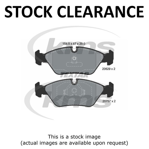 Stock clearance brake pad - clearance, f/brake