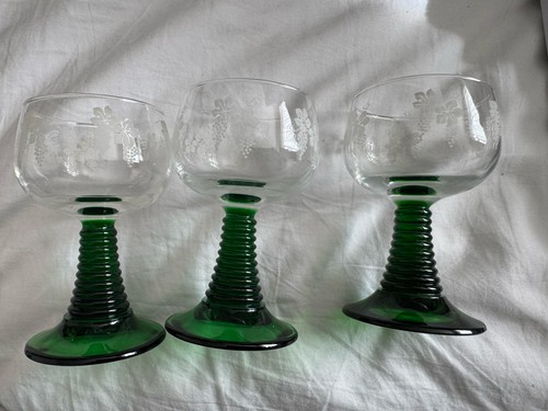 Luminarc green stemmed - 3, x