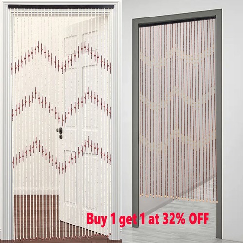 Wooden beaded bamboo - bamboo, door