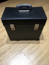 Vintage Black Faux Leather