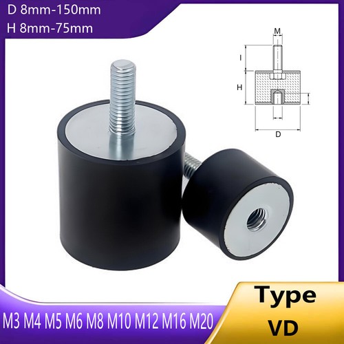 Male female rubber mount car - rubber,
