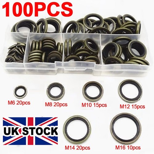100x car bonded seal - seal, drain