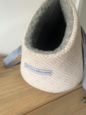 Mutts & Hounds Grey Tweed Dog Carrier, Medium